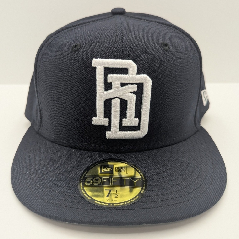 New Era 59FIFTY Dominican Republic World Baseball Classic Hat Navy Fitted 7 1/2 - Picture 2 of 12